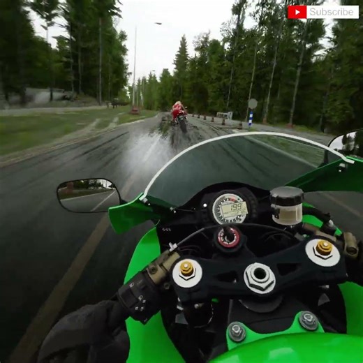 POV Slippery Road at TT