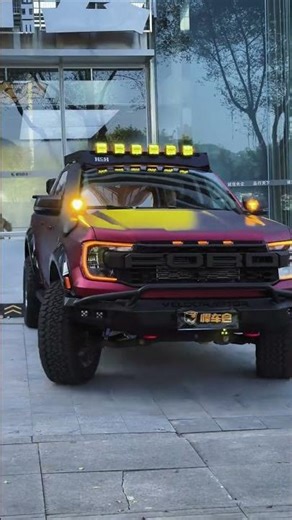 20几万的皮卡福特游骑侠怎么开出百万猛禽的气质？ 还能进城能上高架 6年免检！#福特游骑侠ranger #福特皮卡 #猛禽 #皮卡 #这才是男人的玩具