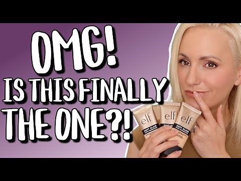 E.l.f's Soft Glam Satin Foundation | Review, Wear Test, & Swatches!