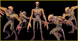 Ugly Humanoid Creature With Tail | Characters | Unity Asset Store