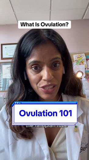 Dr. Prati answers: What is ovulation? 🌱 Ovulation is when one of your ovaries releases a mature egg, usually around the middle of your menstrual cycle. This is the egg’s big moment, as it travels down the fallopian tube, where it may meet sperm for fertilization. Ovulation is key for conception, so understanding your ovulation cycle is super helpful if you’re trying to conceive! 🥚✨ Got questions about your cycle? Drop them below! 👇 #ovulation #ttcjourney #tryingtoconceive