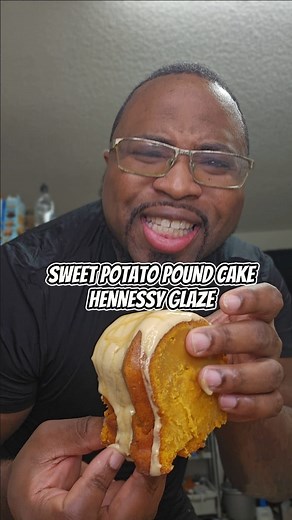 SWEET POTATO POUNDCAKE HENNY GLAZE #sweetpotato #hennessy #poundcake #dessert #desserts #food #recipe #recipes #chef #cooking #baking | Kenneth Mincey