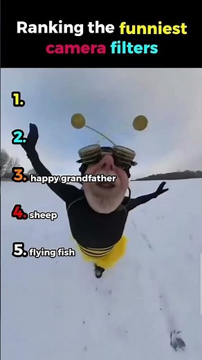 Ranking the funniest camera filters #funny #filter #camera