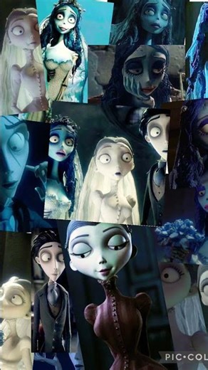 Here is a picture inspired by my favourite movie Corpse Bride 💙🦋​⁠‪@Netflix‬