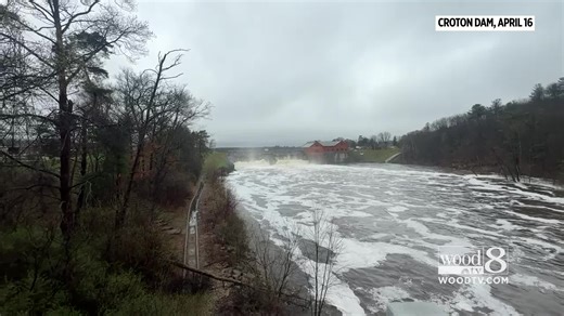 Croton Dam gates open