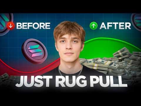 Rug Pull Solana: I Turned 1 SOL Into 53 SOL Trading Memecoins | Full Strategy