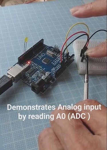 arduino uno R3 Sample sketch Analog input