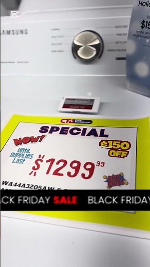 THE BLACK FRIDAY SALE IS ON NOW at City Furniture & Appliances!
