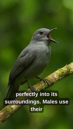 Amazon's Hidden Singer: The Screaming Piha's Powerful Voice! 🔊🦜 #wildlife #birds #natureunleashed