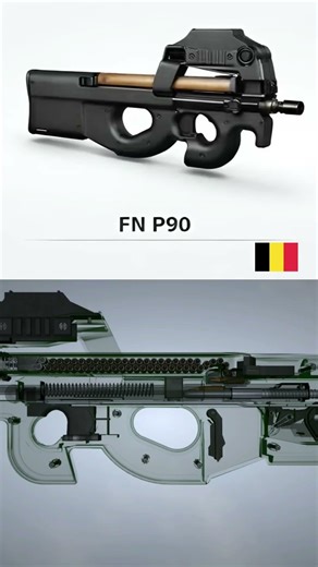 How a FN P90 works 🇩🇪 #gunworks #FNP90