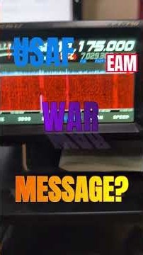 Backup nuclear communication in action #military #usaf #survival