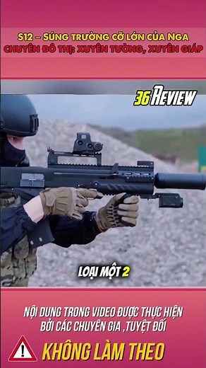 Review vũ khí | S12 – Súng trường 12.7mm của Nga, xuyên tường xuyên giáp | Review khí tài