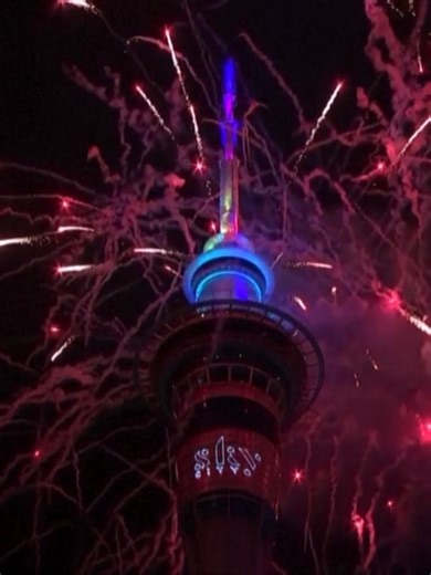 HAPPY NEW YEAR, KIWIS 🇳🇿 New Zealanders were amongst the first in the world to celebrate the arrival of 2026 with a fireworks display in Auckland on Thursday January 1, 2026. The fireworks show started with a 10-second countdown projected on the base of Auckland's 328-metre tall Sky Tower, followed by fireworks illuminating the night sky. According to organisers, the fireworks launched from three levels on Sky Tower sending 3,500 firework shots around the tower and soaring 80 metres above the 