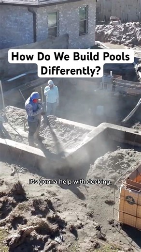 How do we build pools differently? ➡️ This is how custom pools should be built.