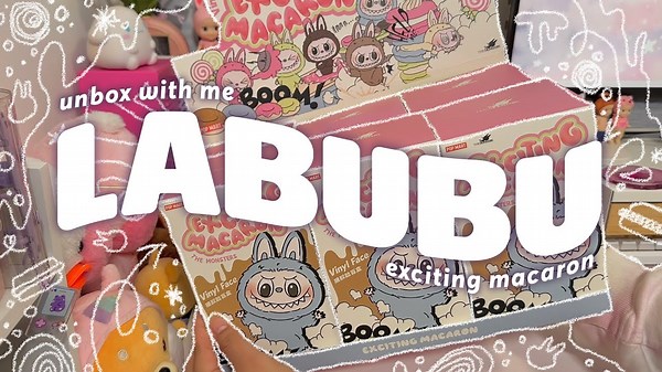 Unboxing Popmart x Labubu Macaron Plush Pendants | Complete Set