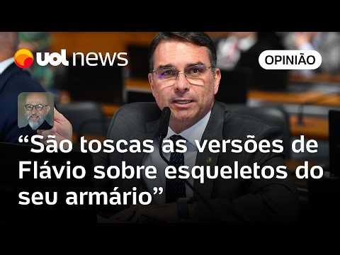 São toscas as versões de Flávio Bolsonaro sobre esqueletos do seu armário | Josias de Souza