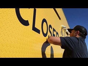 Applying Vinyl Letters on Metal Diamond Plate