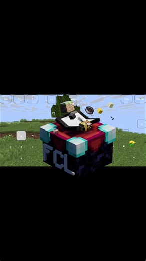 🔥 FoldCraft Launcher on Mobile 🤩 #Shorts #Minecraft
