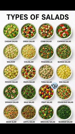 TYPES OF SALADS | Chef Jahed