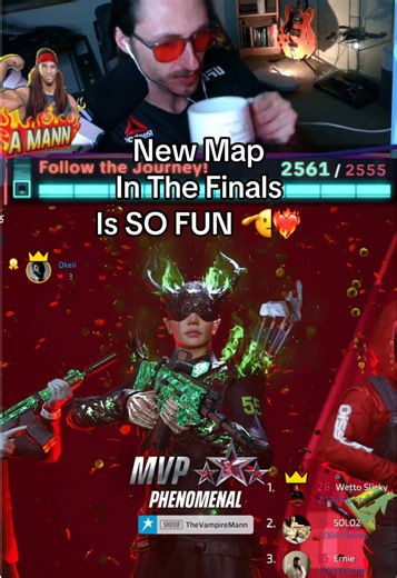 Another 7,000 heals and MVP The new map & point break is SO FUN. The map feels so fluent and balanced. Really enjoying an ALL OUT WAR on @THE FINALS . Really showcases how insane my support can be with 7 targets to keep alive. Let’s go!!