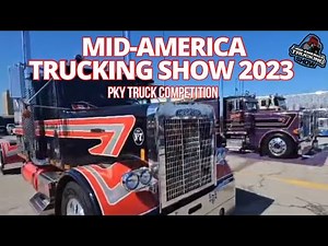 BEST AMERICAN CUSTOM TRUCKS - Mid-America Trucking Show 2023 | PKY Truck Show - Part 1 #mats2023