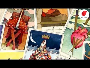 My Tarot Card Deck Project: Entire Painting & Sketching Process