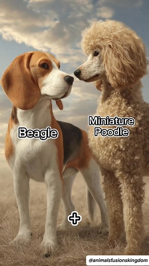 Hybrid Dog World 👑🐕 on Instagram: "#beagle #poodle #beagapoo #havapoo #shorkie #cavachon #poochon #hybrid #DogHybrid #PetLovers #DogTraining #CanineCompanions #DogLife #PuppyLove #DogBreeds #PetCommunity"