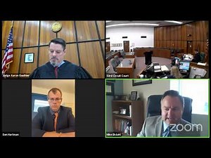 202108092590 Judge Aaron J Gauthier 53rd Circuit Court proceedings, Judge Aaron J Gauthier presidi