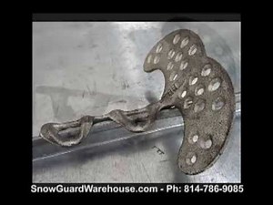 Berger SGBR1 Bronze Standing Seam Snowguard Installation