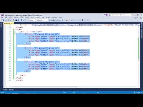 Bootstrap - Button Groups