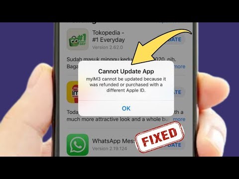 Cannot Update App because it was refunded or Purchased with a different Apple ID | iOS26 | 2026