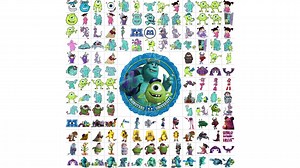250  Monsters Inc Clipart Bundle, Monsters Clipart, Monsters Fonts (TTF), Monsters Inc Svg Cut Files for Cricut, Instant Download - Etsy