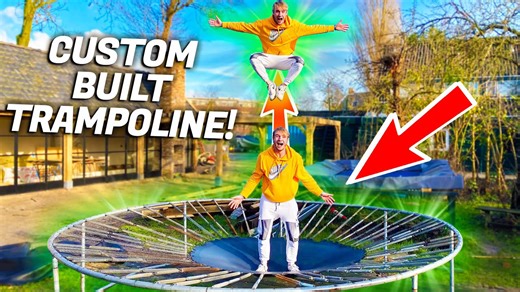 Jumping Higher Than Ever on the Wildest Trampoline!