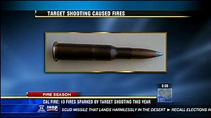 Cal Fire: 10 fires sparked by target shooting this year