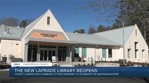 Chesterfield's renovated LaPrade Library reopens with new features, improved accessibility