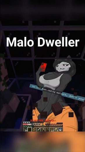 I think I downloaded the wrong mod #minecraft #edit #furry #mcyt