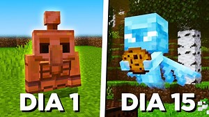 Sobrevivi como o NOVO MOB do Minecraft 1.19 (Allay e Golem de Cobre)
