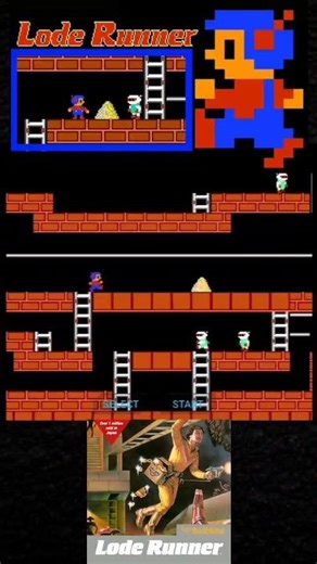 Load Runner - Catch Me If You Can #loadrunner #gameplay #gaming #games #retrogaming #shorts #nes