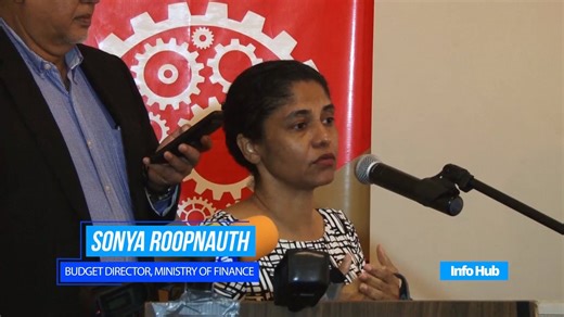 GOV’T GREEN PAPER | Budget Director Sonya Roopnauth says that Government’s green paper on the Natural Resource Fund was created to ensure accountability and transparency in the petroleum sector. | Department of Public Information