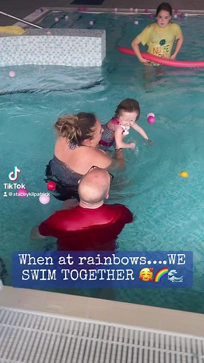 When at rainbows 🌈 we swim together 🥰🌊🥲 Rainbows Hospice for Children and Young People | thekilpatrickscreatons