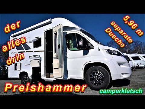 Mooveo TEI 60 FB ❤️2021❤️günstige Wohnmobile mit Längsbett unter 6 m❗️Campervan Test Review Roomtour