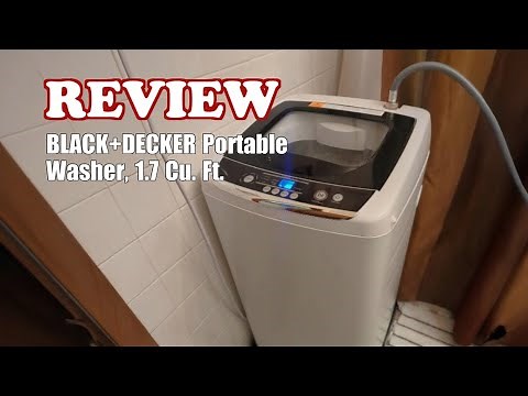 BLACK+DECKER 1.7 Cu. Ft. Portable Washer - Review