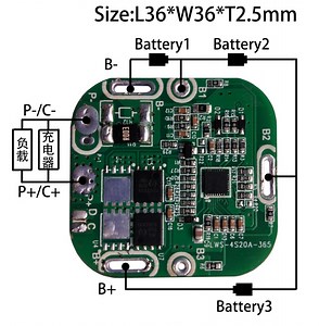 [Hot Item] Smart BMS 3s/4s Lithium Battery PCB with Smbus Communication (lws-4s20A-365)