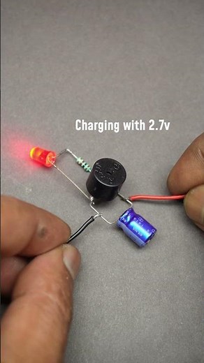Experiment with super capacitor #experiment #scienceproject