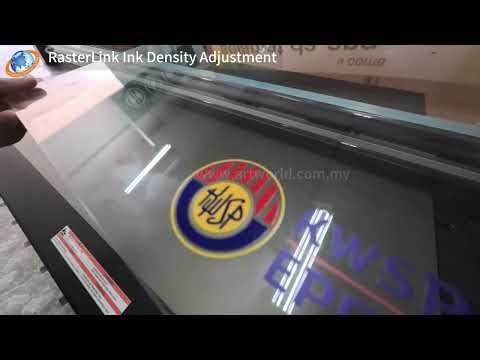 RasterLink 7 Ink Density Adjustment