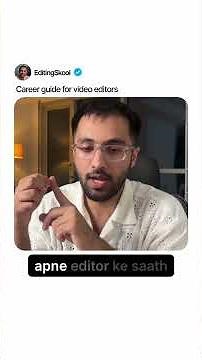 A career road map for video editors