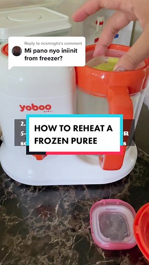 How to Reheat Frozen Baby Puree | Baby Food Tips