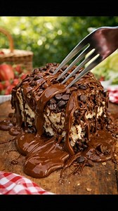 kopiec kreta z potrójną czekoladą 🍫🍫🍫 SKŁADNIKI: Na ciasto: 1 i 1/2 szklanki mąki pszennej 3 łyżki kakao 1 łyżeczka proszku do pieczenia 1/2 łyżeczki sody oczyszczonej 3/4 szklanki cukru 2 jajka 1/2 szklanki oleju roślinnego 1/2 szklanki mleka 1/2 szklanki jogurtu naturalnego 1 łyżeczka ekstraktu waniliowego Na krem: 500 ml śmietanki 36% 250 g serka mascarpone 3 łyżki cukru pudru 100 g posiekanej czekolady mlecznej lub deserowej 2-3 banany (opcjonalnie) Na polewę: 200 g mlecznej czekolady 2 ł