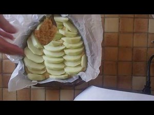 Gâteau aux pommes et aux amandes au compact cook elite pas à pas