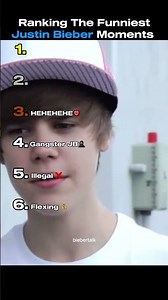 Ranking The Funniest Justin Bieber Moments #justinbieber #funny #tiktok